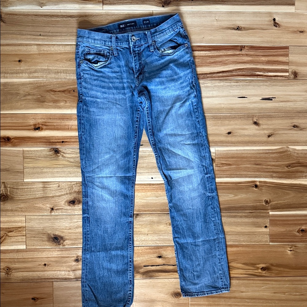 BKE Men's Jake Straight Jeans Blue